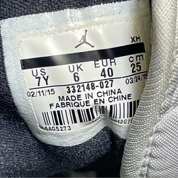 Nike Retro Air Jordan 1 High GS Tide Pool Teal Gray Shoes Size 7Y Womens 8.5 - Picture 6 of 7